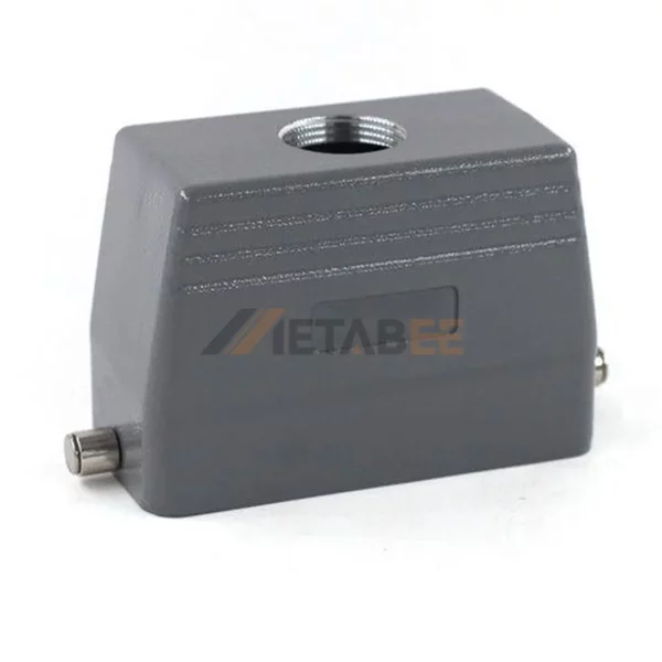 H16B Series Heavy Duty Connector Hood, High Construction, Top Entry, Size 16B, 2 Bolts