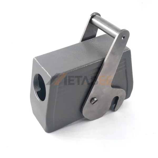 H16B Series Heavy Duty Connector Hood, Side Entry, Middle Lock, 1 Locking Lever