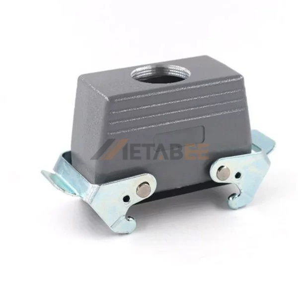 H24B Series Heavy Duty Connector Housing with 2 Levers, Cable to Cable, Top Entry