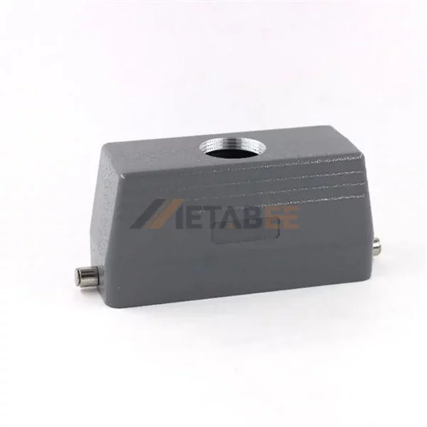 H24B Series Heavy Duty Connector Hood with 2 Bolts, Top Entry, Size 24B