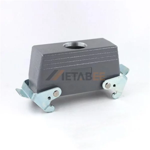 H24B Series Heavy Duty Connector Hood with 2 Levers, Top Entry, Size 24B