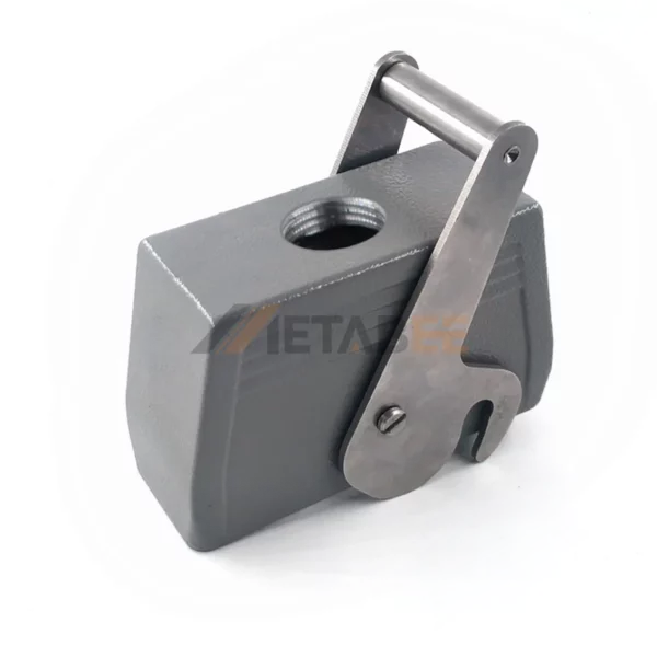H24B Series Heavy Duty Connector Hood with 1 Lever, High Construction, Top Entry, Middle Lock