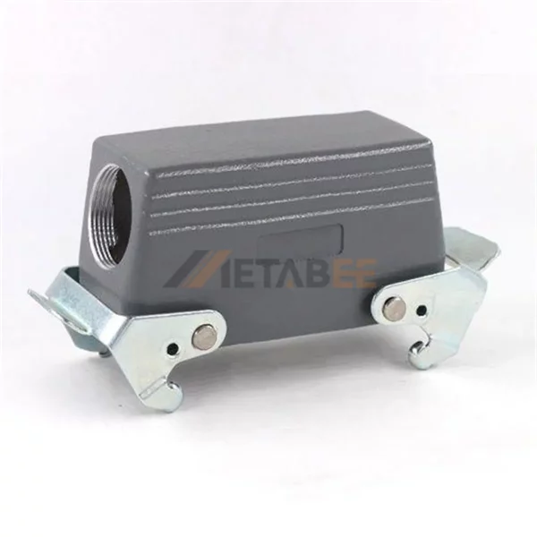H24B Series Heavy Duty Connector Hood with 2 Levers, Side Entry, Size 24B