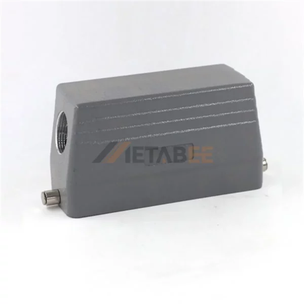 H24B Series Heavy Duty Connector Hood with 2 Bolts, High Construction, Side Entry, Size 24B