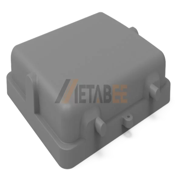 H32B Series Heavy Duty Connector Housing Protection Cover, Polycarbonate, with 2 Bolts or 4 Bolt, Size 32B