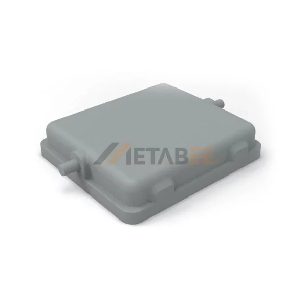 H32B Series Heavy Duty Connector Housing Protection Cover, Polycarbonate, with 2 Bolts or 4 Bolts, Size 32B