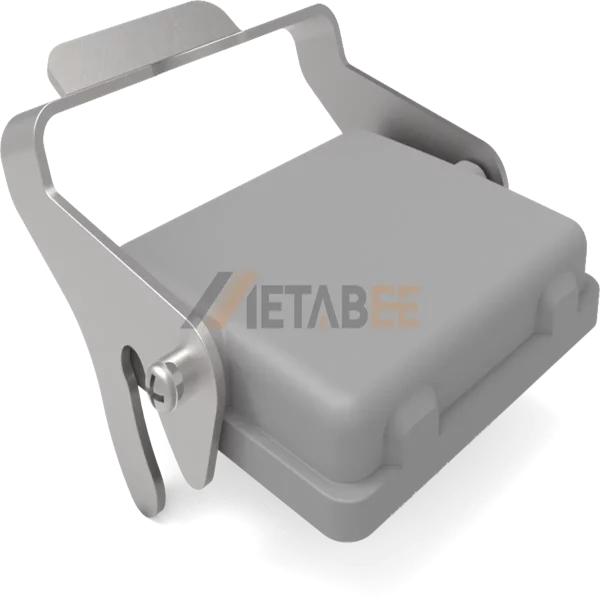 H32B Series Heavy Duty Connector Hood Protection Cover, Single Lever, Size 32B