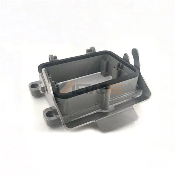 H48B Series Heavy Duty Connector Housing, Bulkhead Mounting, Bottom Entry, Single Lever