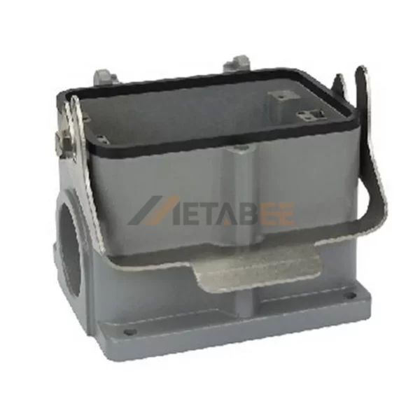 H48B Series Heavy Duty Connector Housing with Single Lever, Surface Mounting, Side Entry