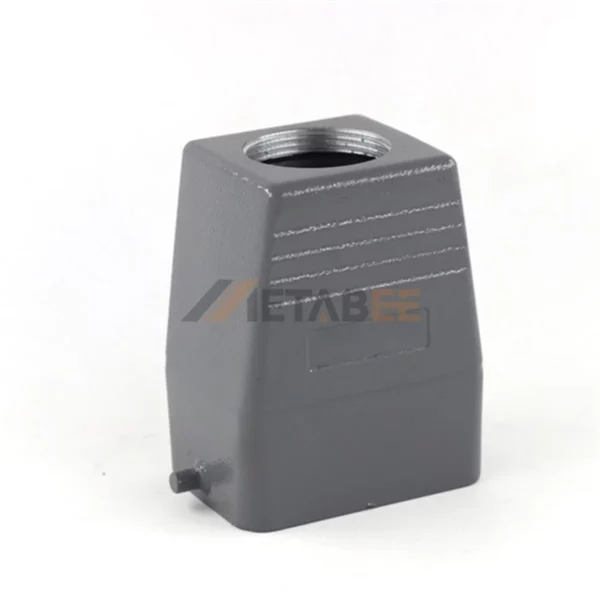 H6B Series High Construction Heavy Duty Connector Hood, Top Entry, with 2 Bolts, Size 6B