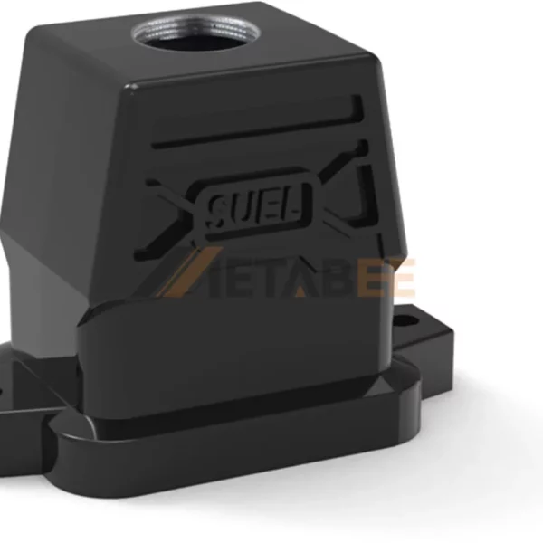 HP6B Series Heavy Duty Connector Hood with 2 Bolts, Top Entry, Size 6B, IP68