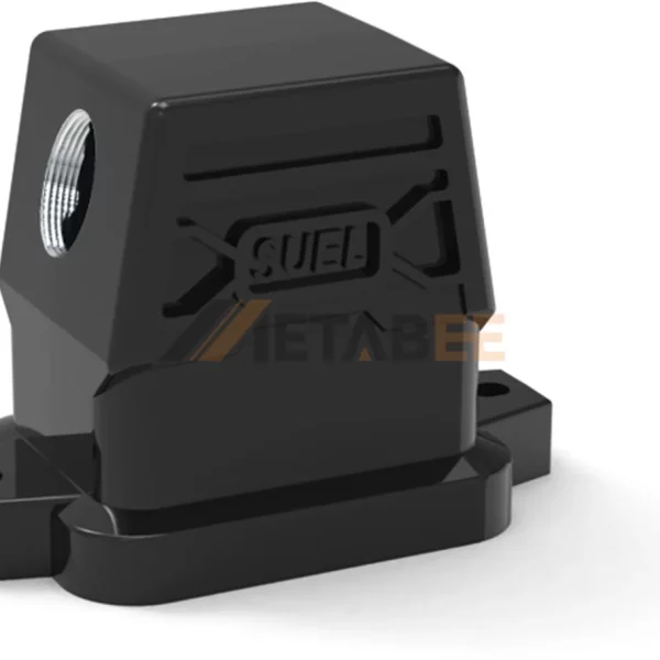 HP6B Series Heavy Duty Connector Hood with 2 Bolts, Top Entry, Size 6B, IP68