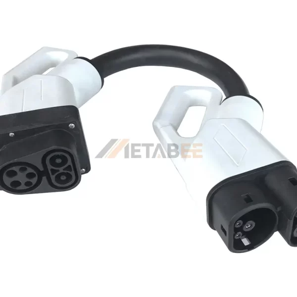 CCS COMBO 2 Plug to CCS COMBO 1 Socket DC Fast Adapter for EV, 1000V, 150A