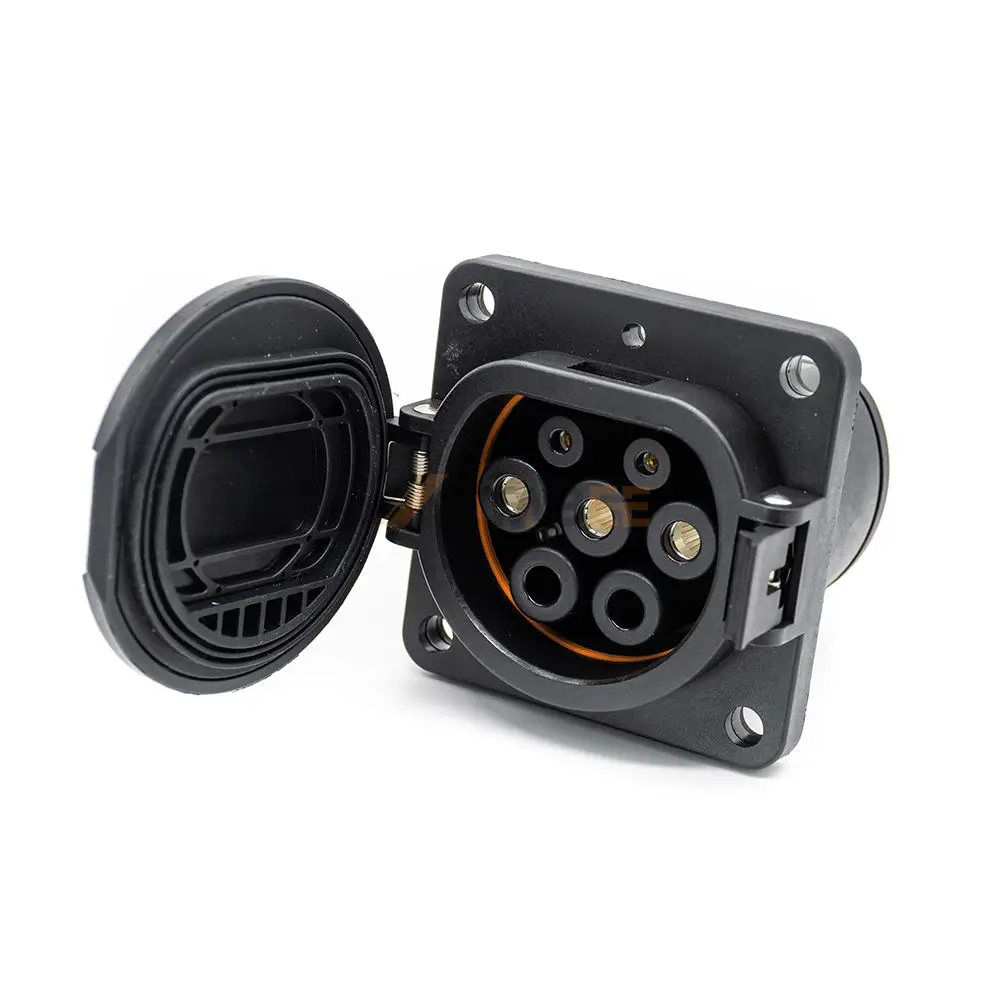 GBT AC EV Charging Socket, Single Phase, 250V, 16A 01