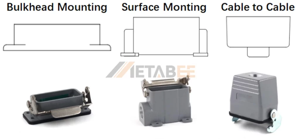 Heavy-duty Connector Housing Mounting Type