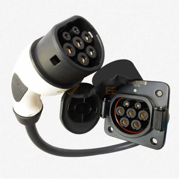 IEC 62196-2 Type 2 Plug to GBT Socket EV Charger Adapter, 250V, 32A 01