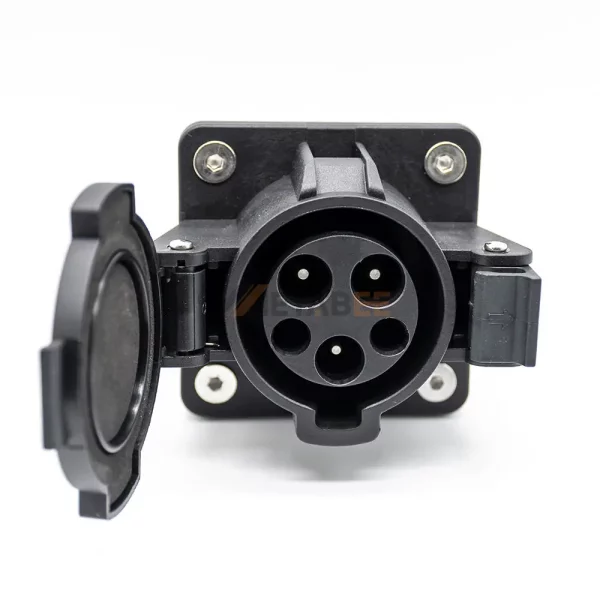 SAE J1772 AC Charger for EV, Socket, Single Phase, 240V, 16A 01