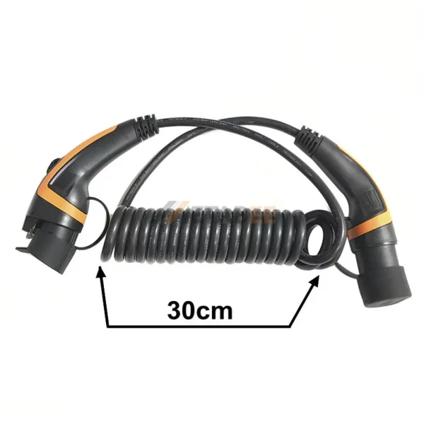 IEC 62196-2 Type 2 AC Cable, EV Charging Plug, Single Phase, 16A, 250V 01