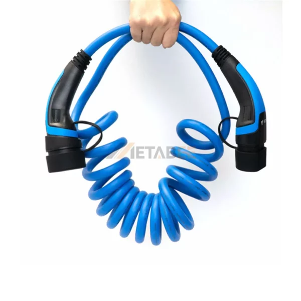 IEC 62196-2 Type 2 AC Charging Cable, EV Plug, Single Phase, 32A, 415V 01