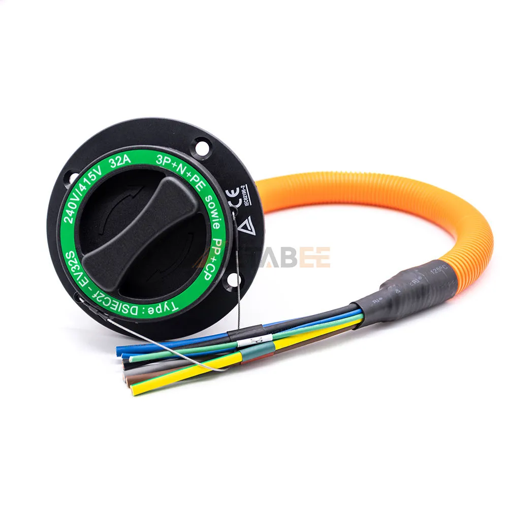 IEC 62196-2 Type 2 AC Plug Charging Cable for EV, Three Phase, 16A, 250V 01