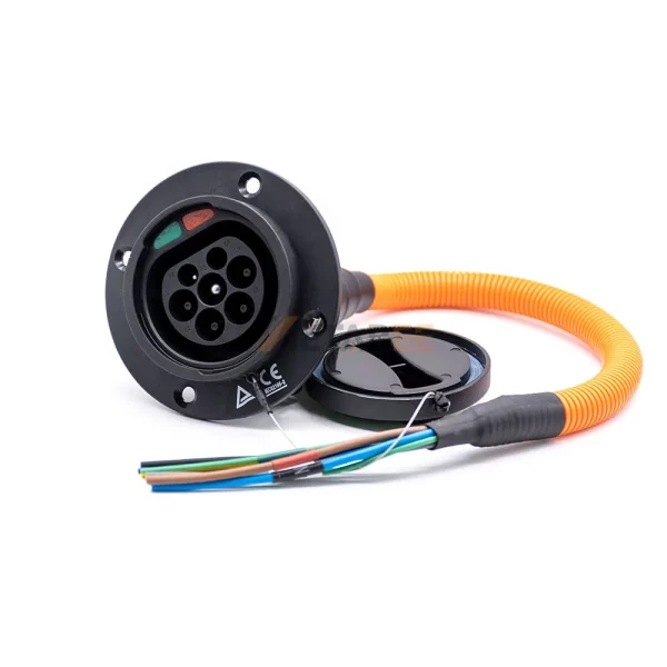 IEC Type 2 AC Electric Vehicle Charging Cable, Plug, Single Phase, 16A, 250V 01