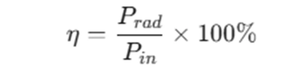 Radiation Efficiency