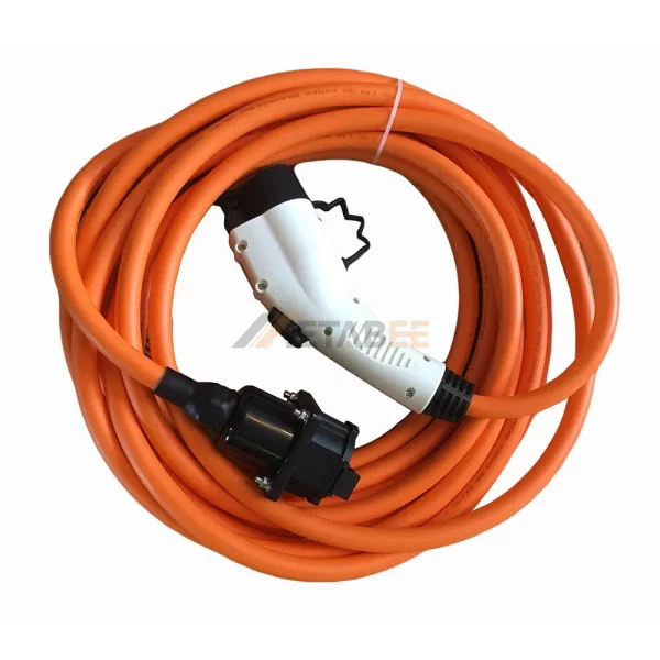 SAE Type 1 AC Charging Cable, EV Plug, Single Phase, 32A, 240V 01