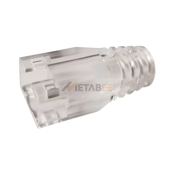 Plug Boot RJ45 Cat6​ Ethernet Connector Boots with Strain Relief, Clear