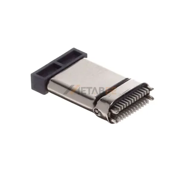 USB 2.0 Type C Male Plug, 24 Pin, 480 Mbps, PCB Mount, SMT, Vertical