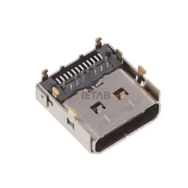 High-Retention USB 3.0 Female Connector, Type C, 24Pin, PCB THT, RA