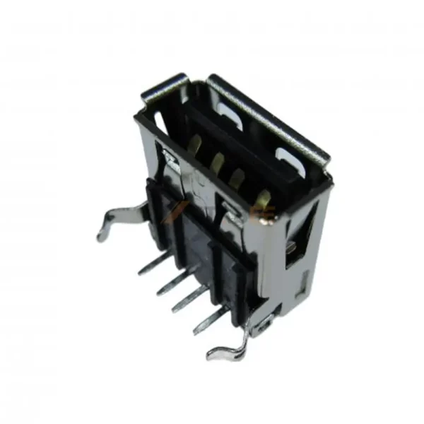 SB 2.0 Connector, Type A Receptacle, 4 Pin, Thru-Hole, Right Angle