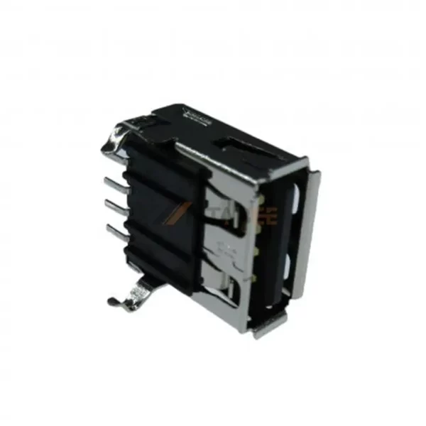 USB 2.0 Type A Socket, 4 Pin, PCB Surface Mount, RA