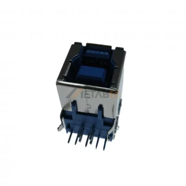 USB 3.0 Type B Receptacle, 4 Pin, PCB THM, Right Angle