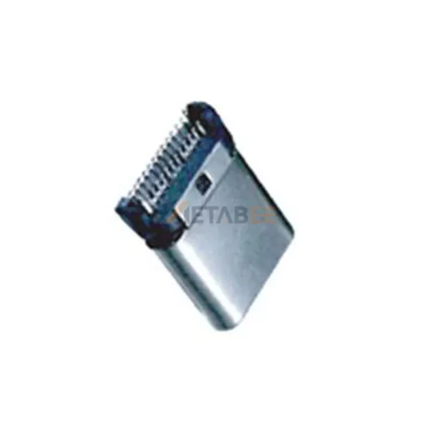 USB 3.1 Type C Receptacle, 12 Pin, 10 Gbps, Right Angle