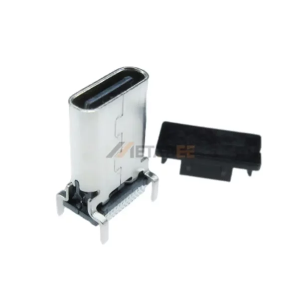 USB 3.2 Gen 2 Type C Connector, Receptacle, 24 Pin, 10 Gbps, Vertical