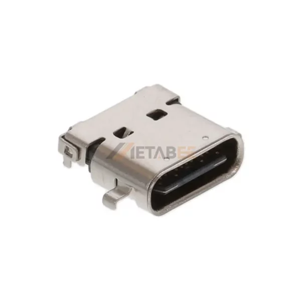 USB 3.2 Gen2 Type C Receptacle, 24 Pin, 10 Gbps, PCB Edge Mount, RA