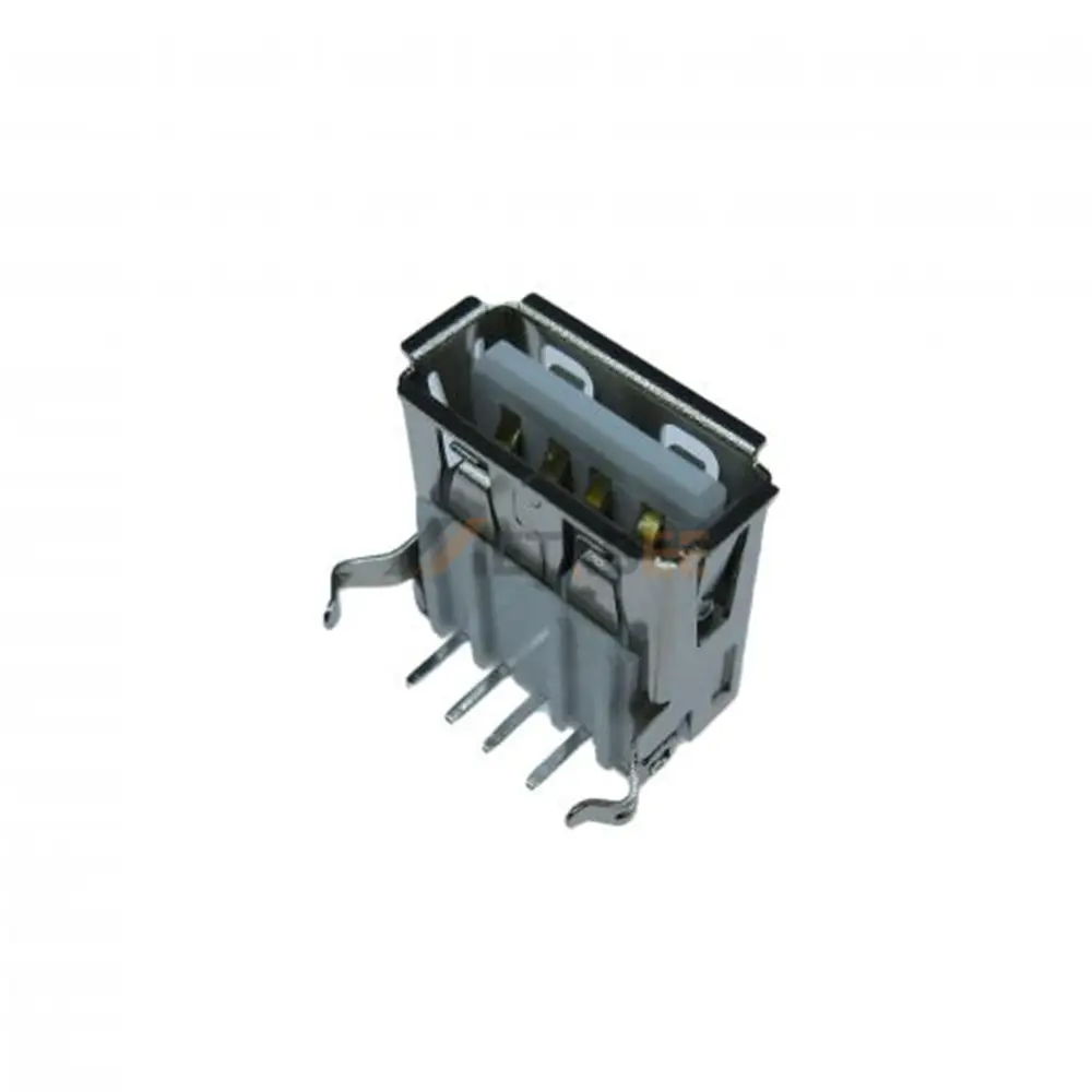 USB-A 2.0 Female Connector, 4 Pin, PCB Surface Mount, RA