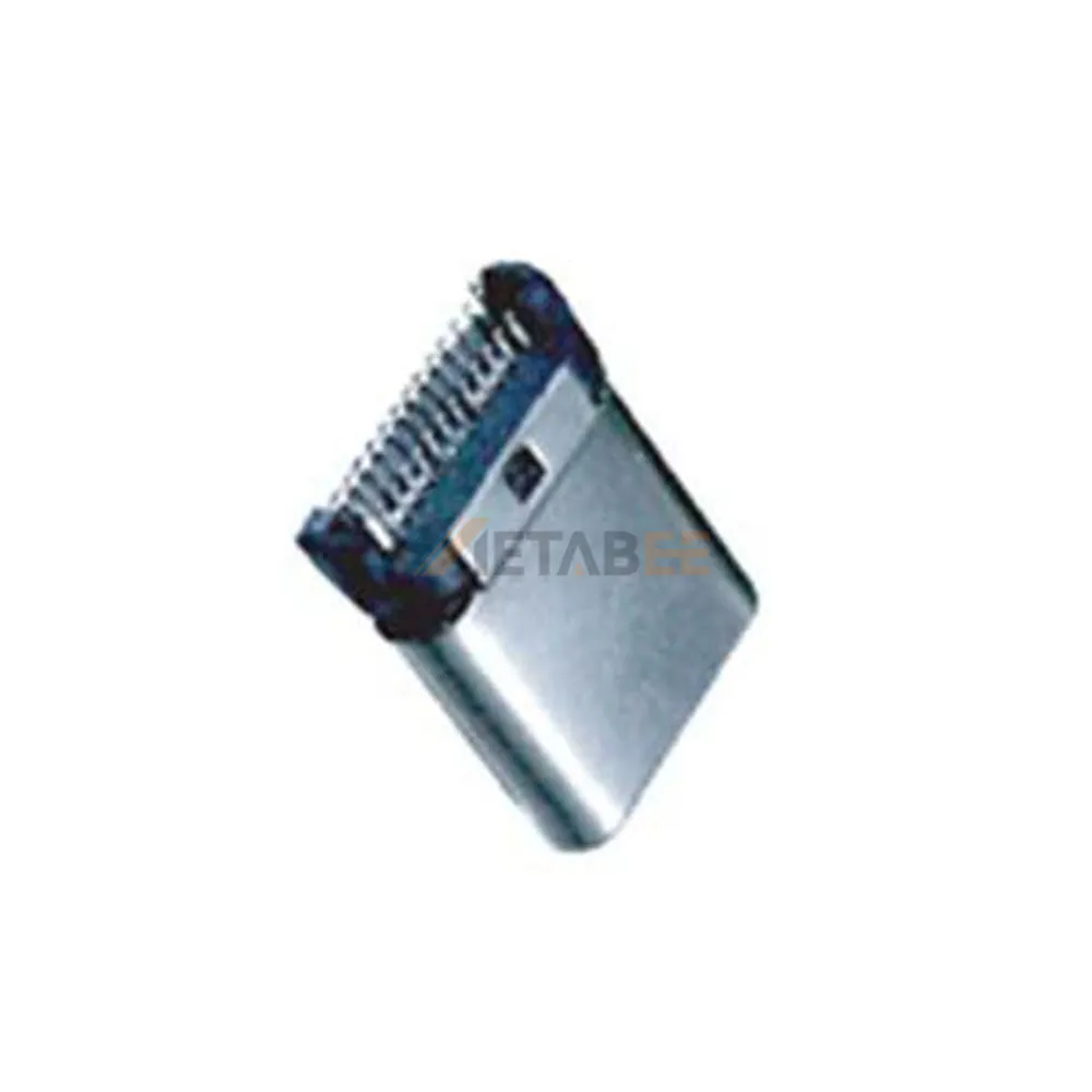 USB-C 3.1 Connector, Plug, 12 Pin, 10 Gbps, Vertical