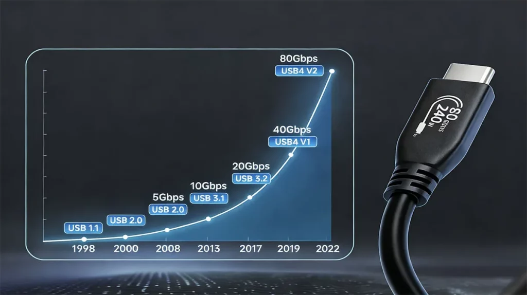 USB Standards Rate Development Chart