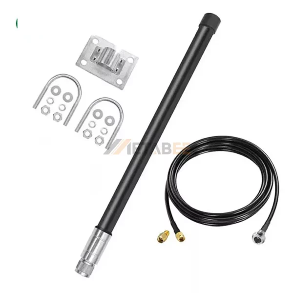 2.4GHz Omni-directional Outdoor WiFi Fiberglass Antenna, N-Male, IP65
