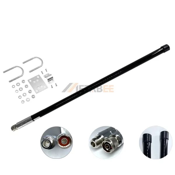 800-900MHz 3dBi omni-directional UAV Fiberglass Antenna with RG174 Cable, SMA Male 01