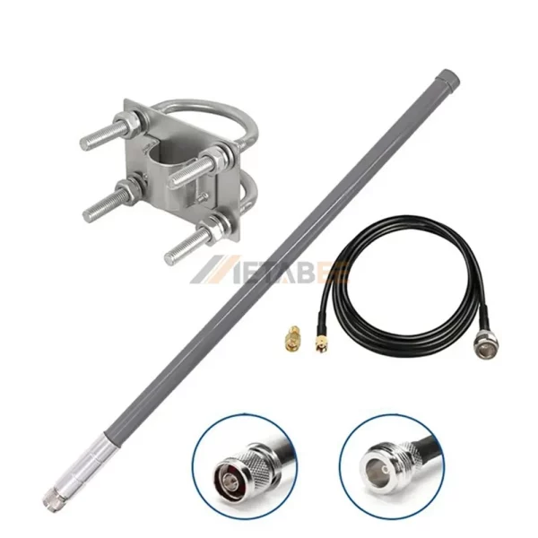 860-930MHz 6dBi Omni-directional GSM Fiberglass Antenna, N Male, IP65 001