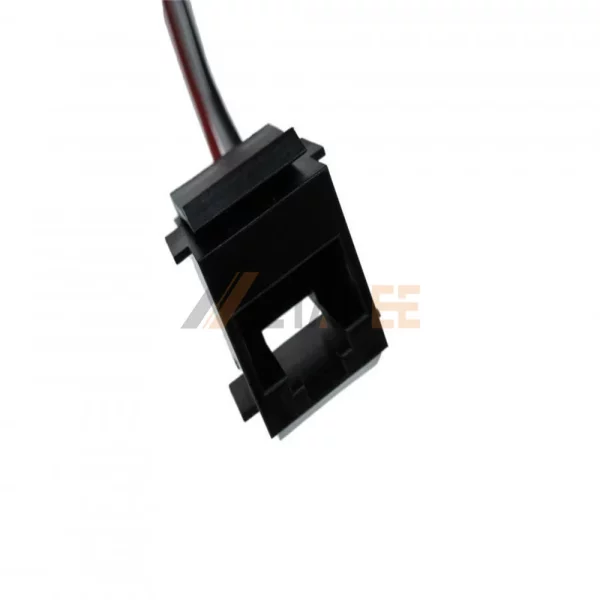 648BK RJ45 Modular Jack with 4 Wires, 8P3C, 22 AWG Wire, Snap In, Black Housing