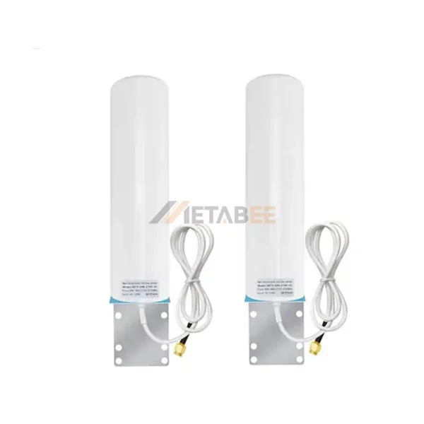 Ultra-Wideband 686-2700MHz 18dBi High Gain 4G LTE Fiberglass Antenna, SMA Male