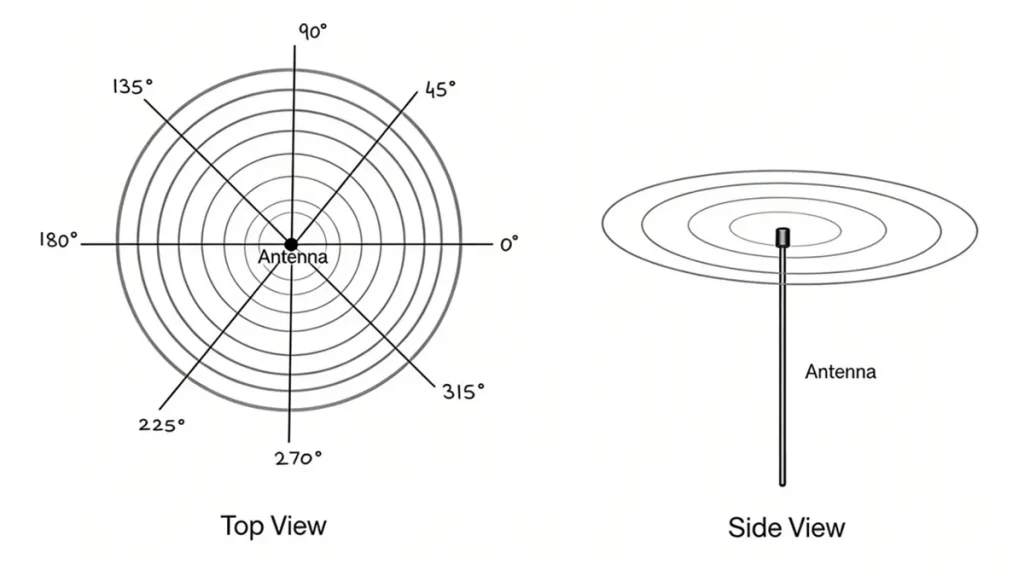 View of Omnidirectional Antenna