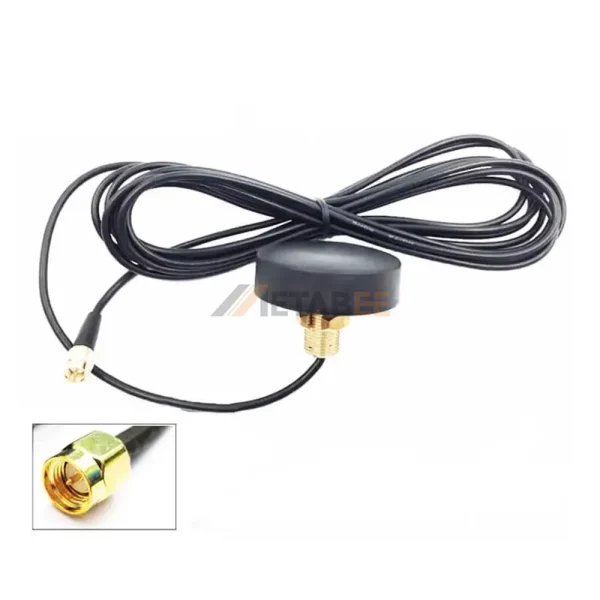 L1 Band GPS Antenna, 1575.42 MHz,4~5dBi, SMA Male with RG174 Cable, IP67 01