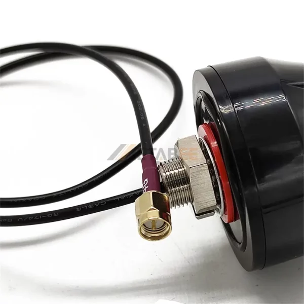 L1 Band GPS Antenna, SMA Male with RG174 Cable, 1575.42 MHz, 3dBi, IP65 01
