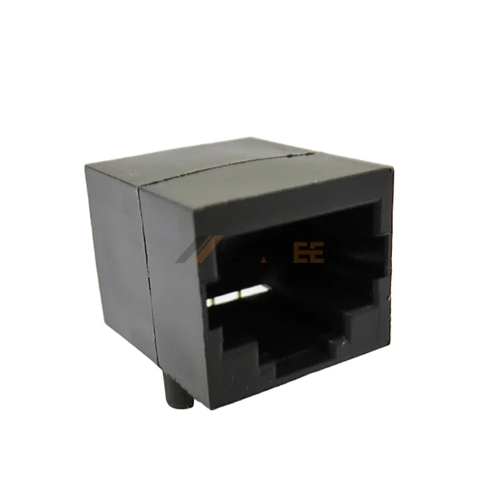Unshielded RJ45 Jack Through Hole Connector, 8P8C, 1 Port, Tab-Down, Through Hole, R/A, No LED