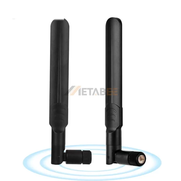 2.4 GHz 5dBi Swivel Rubber Duck WiFi Antenna with RG178 Cable, SMA Male 03