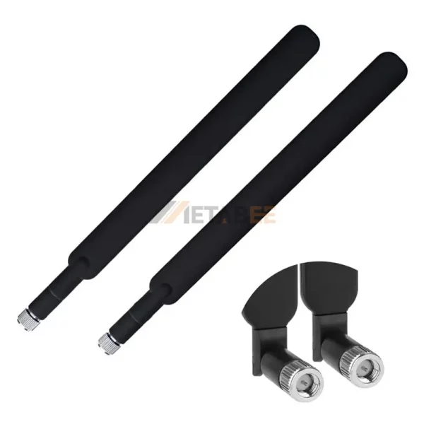 2.4 GHz 7dBi High Gain Rubber WiFi Antenna, SMA Male 01